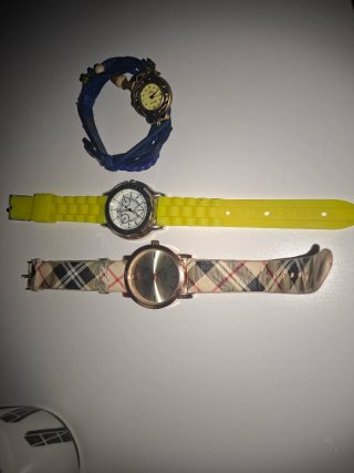 Lote de 3 relojes de pulsera