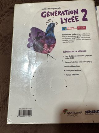GENERATION LYCEE A2/B1 CAHIER+CD