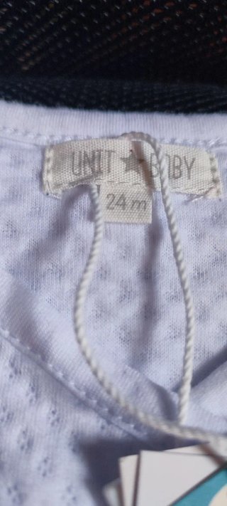 Conjunto 2 piezas blanco bebé