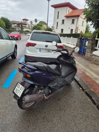 Moto Scooter 125cc Azul Oscuro