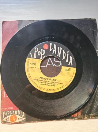 ​Vinilo Single 7" Pedro Ruy-Blas (1970)
