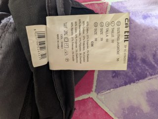 Pantalón de trabajo gris