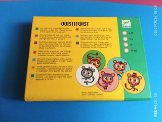 Juego de cartas Ouistitwist Djeco