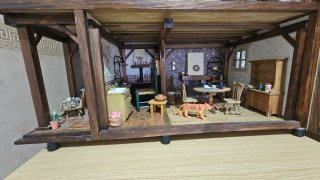 Casa rústica madera roble