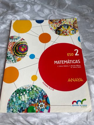 3 libros matematicas (1,2 y 3 trimestre) 2 eso