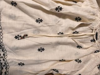 Blusa Zara bordada boho