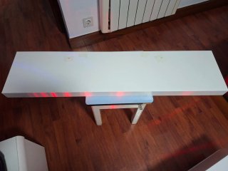 Balda blanca madera de leroy merlin