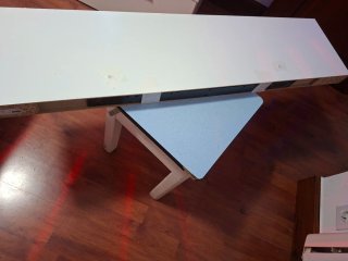 Balda blanca madera de leroy merlin