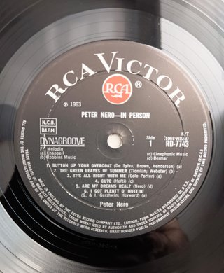 Peter Nero - In Person Vinilo RCA Victor
