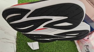 Reebok 43 Hombre Gris/Rojo