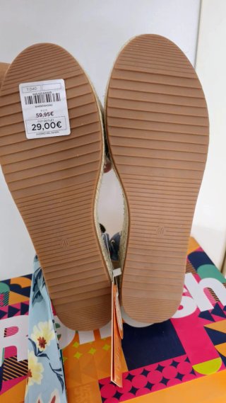 Sandalias Refresh Azul con Lazo