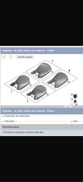 Asiento conductor alto GS 1300 R calefactado