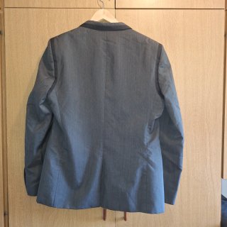 Blazer Zara Gris Hombre