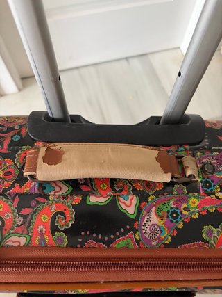 Maleta de mano con estampado paisley