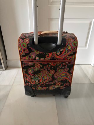 Maleta de mano con estampado paisley