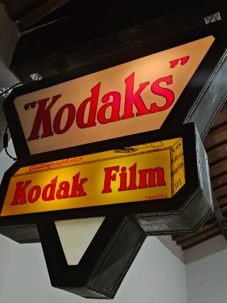 Cartel antiguo Kodaks Kodak Film