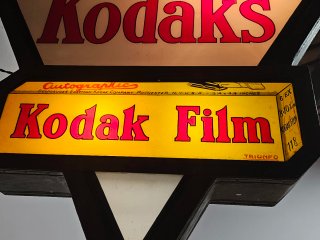 Cartel antiguo Kodaks Kodak Film