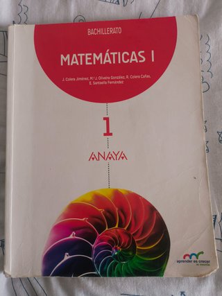 Matemáticas I. Bachillerato 1