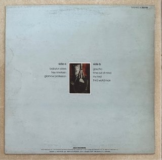 STEELY DAN DONALD FAGEN VINILO LP GAUCHO 1980