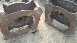 Ruedas Garras Jaula Motocultor