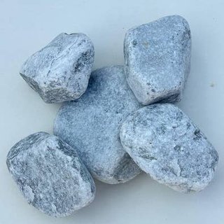 PIEDRA MÁRMOL CANTO RODADO 40/60MM GRIS