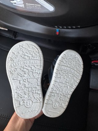 Sandalias bebé azul marino talla 21