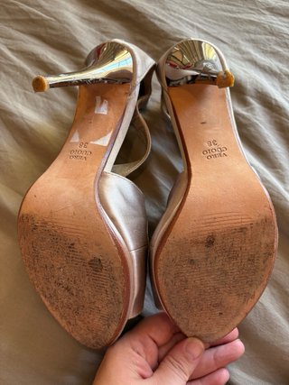 Zapatos Gloria Ortiz Talla 38 Champán