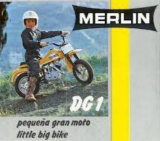 Moto Infantil Merlin DG1 Gasolina 49cc