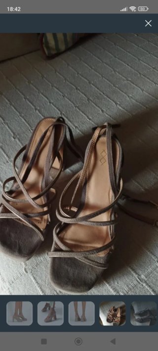 Sandalias Mimao Gris topo. BODAS