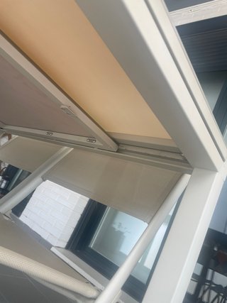Mesa cristal extensible 6 sillas plegables