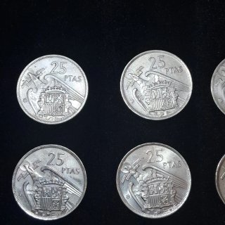 Serie 25 Pesetas 1957 SC