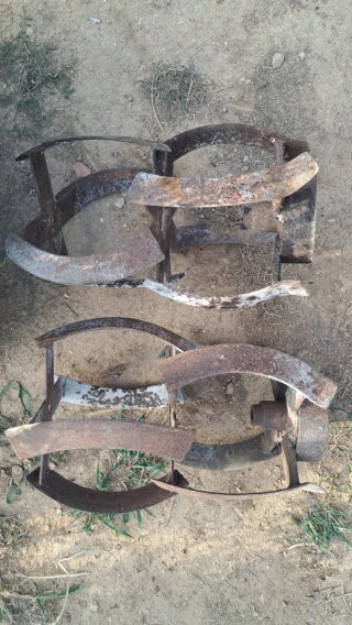 Ruedas de garras para motocultor