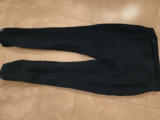 Pantalones equitación hombre Fouganza T46 negros