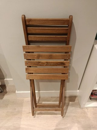 Silla plegable madera Askholmen Ikea