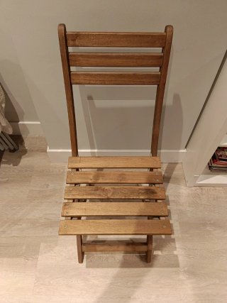 Silla plegable madera Askholmen Ikea