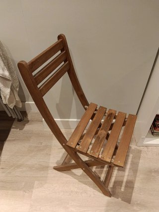 Silla plegable madera Askholmen Ikea