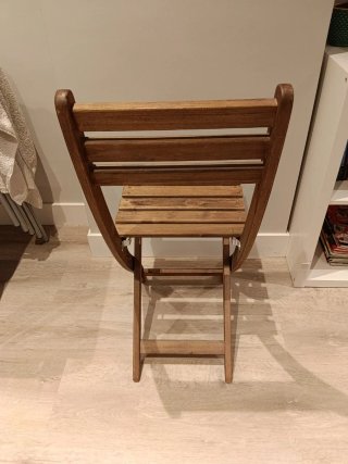 Silla plegable madera Askholmen Ikea
