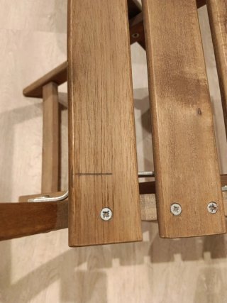 Silla plegable madera Askholmen Ikea