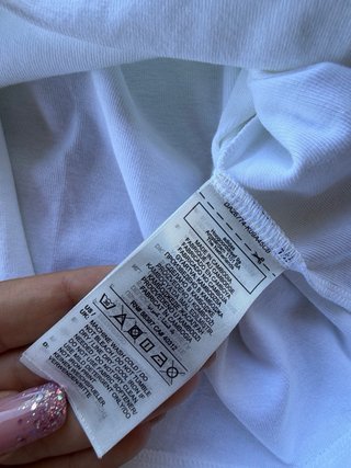 Maglia Adidas Bianca con Logo Trefoil