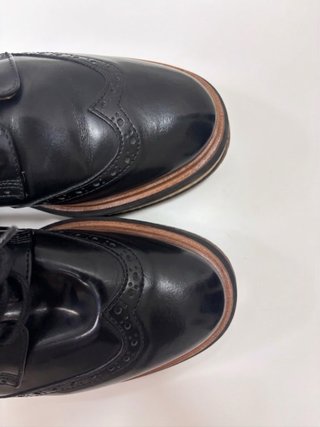 Zapatos Oxford Negros Plataforma Piel