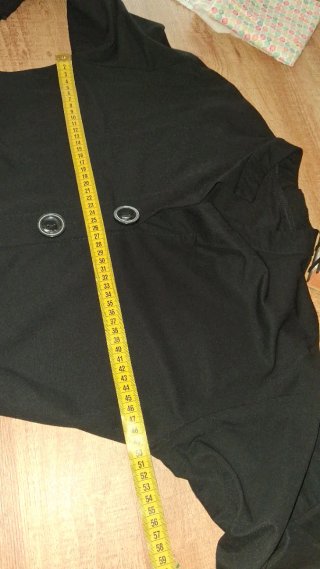 Vestido negro manga larga Camisero