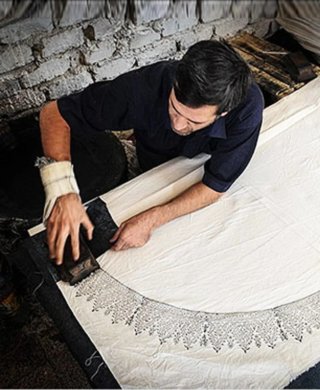 Stampo tessuto originale Persiano collezionismo