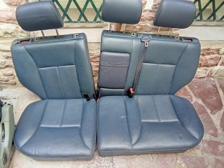 Asientos Cuero Azul Mercedes E W210 Familiar