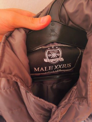 Chaqueta acolchada gris