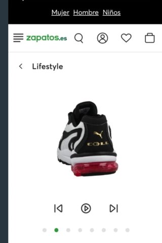 Zapatillas Puma Cell Stellar Negras y Blancas
