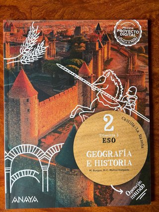 Libros de 2º ESO de Geografía e Historia