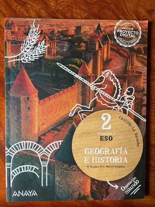 Libros de 2º ESO de Geografía e Historia