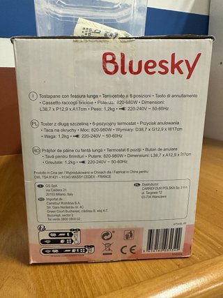 Tostadora Bluesky Max 980W