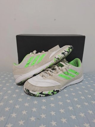 Zapatillas Fútbol Sala Adidas Beige/Verde