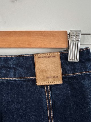 Minifalda Stradivarius botones vaquera - Talla XS